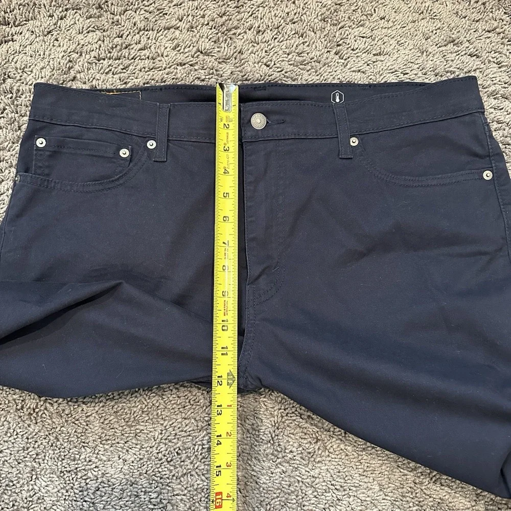 Levi's‎ Men's 511 Slim Fit Tech Performance Pants Navy Blue 38x30 Golf Stretch